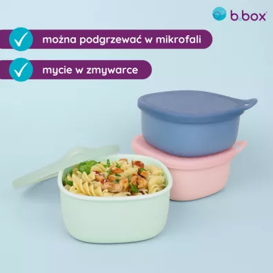 b.box Silikonowy pojemnik z pokrywk do lunchboxa Berry