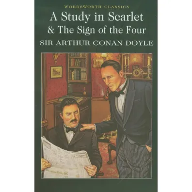 A Study in Scarlet & The Sign of the Four. Wordsworth Classics wer. angielska - Artur Conan Doyle