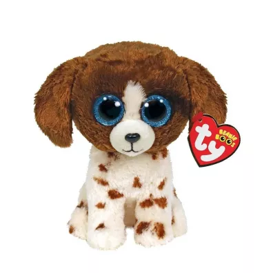 Beanie Boos Muudles - Brzowo-biay pies 15cm Ty
