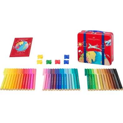 Faber-Castell Flamastry Connector walizka 40 szt.