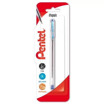 Pentel D�ugopisy SuperB BK77 niebieski