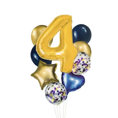 Mk Trade Zestaw balon�w cyfra 4 40-60 cm