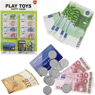 Pieni�dze zabawkowe euro Trifox