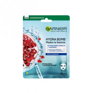 Garnier Skin Naturals Hydra Bomb maska do twarzy na tkaninie 28 g