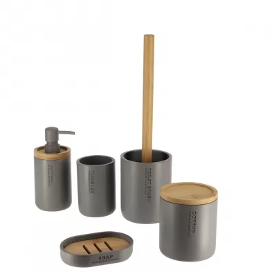 Tendance Dozownik na mydo Loudis Grey Szary 280 ml