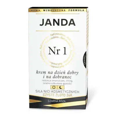 Janda Krem Nr 1 do twarzy z Czystym Z�otem na dzie� dobry i na dobranoc 50 ml