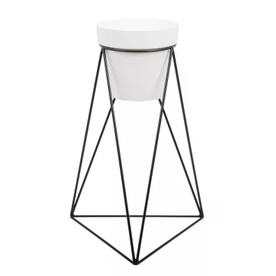 HowHomely Nowoczesny kwietnik stojcy 60 cm LOFT
