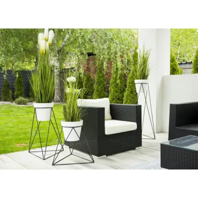 HowHomely Nowoczesny kwietnik stojcy 60 cm LOFT