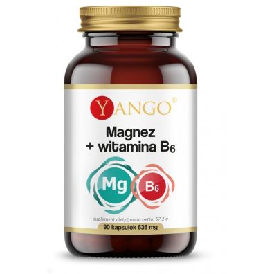 Yango Magnez + witamina B6 Suplement diety 90 kaps.