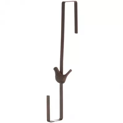 Esschert Design Uchwyt na wianek na drzwi ptak 35,5 cm