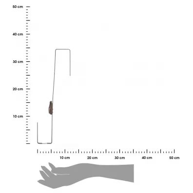Esschert Design Uchwyt na wianek na drzwi ptak 35,5 cm