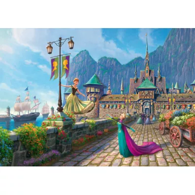 Puzzle 1000 el. PQ Thomas Kinkade Kraina Lodu Disney Schmidt