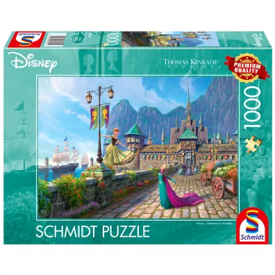 Puzzle 1000 el. PQ Thomas Kinkade Kraina Lodu Disney Schmidt