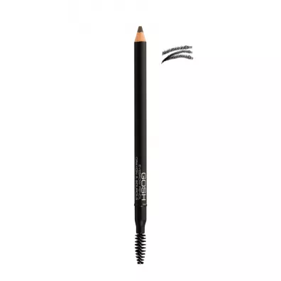 Gosh Eyebrow Pencil kredka do brwi ze szczoteczk� 02 Soft Black 1.2 g