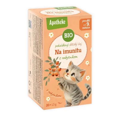 Apotheke Herbatka bajkowa dla dzieci - dzika r�a, mi�ta pieprzowa, rumianek i rokitnik 20 x 1.5 g Bio