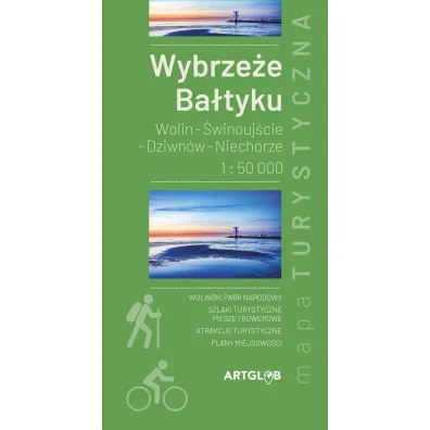 Wybrze�e Ba�tyku Wolin - �winouj�cie - Dziwn�w - Niechorze 1:50 000