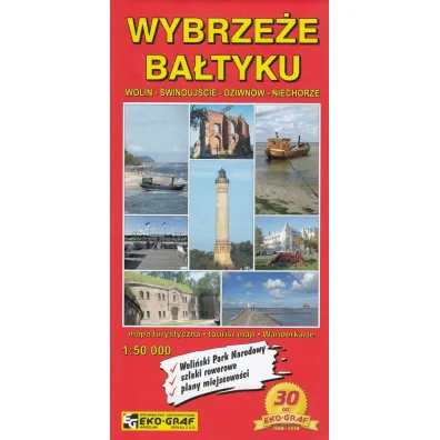 Wybrze�e Ba�tyku Wolin - �winouj�cie - Dziwn�w - Niechorze 1:50 000