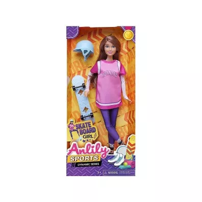 Lalka 29cm z deskorolk� Adar