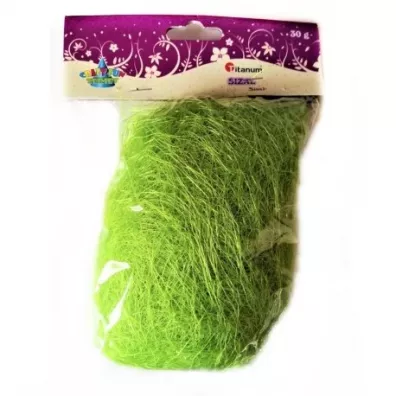 Titanum Sizal ozdoba dekoracyjna zielony 30g