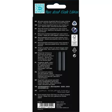 Faber-Castell Kredki tr�jk�tne Black Edition w tonacji sk�ry 12 szt.