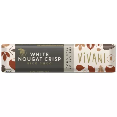Vivani Baton bia�y nugatowy (na napoju ry�owym) 35 g Bio