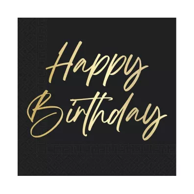 Procos Serwetki papierowe Happy Birthday 33x33cm