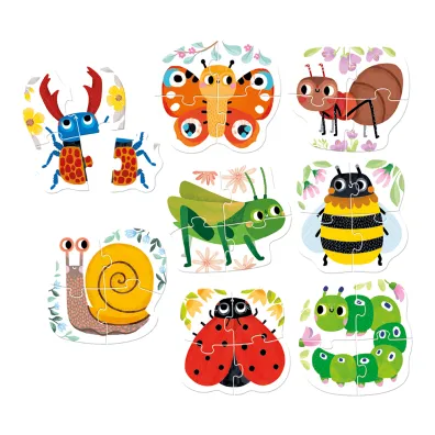 Puzzle 32 el. Robaczki czworaczki Bright Junior Media