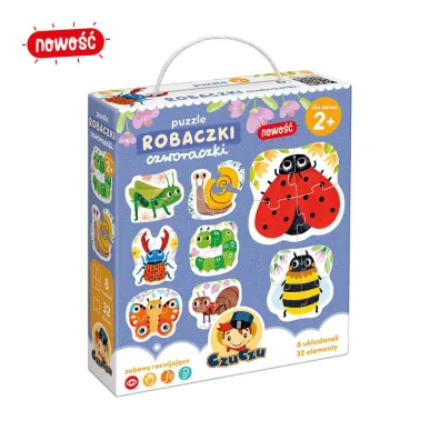 Puzzle 32 el. Robaczki czworaczki Bright Junior Media
