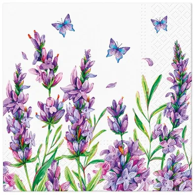 Paw Serwetki 33 x 33 cm Lavender Butterfly TL125200 20 szt.