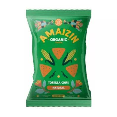 Amaizin Chipsy kukurydziane solone bezglutenowe 150 g Bio