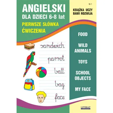 Angielski dla dzieci 6-8 Nr 1 Pierwsze s��wka - Joanna Usowicz