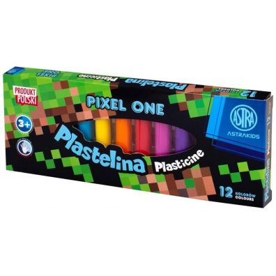 Astra Plastelina Pixel One 12 12 kolorw