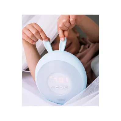 Rabbit&Friends Lampka budz�ca �wiat�em Niebieski Kr�lik
