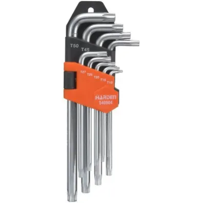 275610103 Zestaw kluczy trzpieniowych Torx Harden