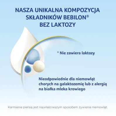 Bebilon Mleko pocz�tkowe od urodzenia bez laktozy 400 g