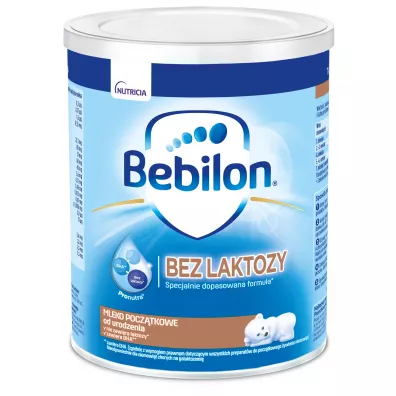 Bebilon Mleko pocztkowe od urodzenia bez laktozy 400 g
