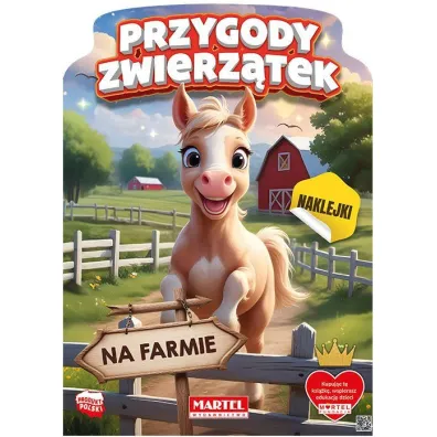 Przygody zwierz�tek na farmie. Kolorowanka z naklejkami - Agata Niemirska