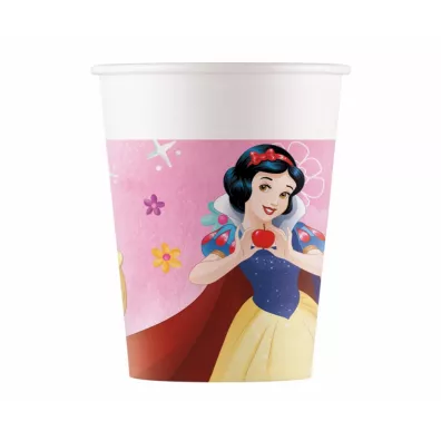 Procos Kubeczki papierowe Princess Live Your Story 200 ml 8 szt.