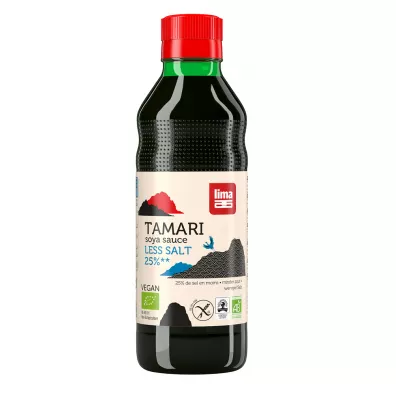 Lima Sos sojowy tamari 25 % mniej soli 250 ml Bio