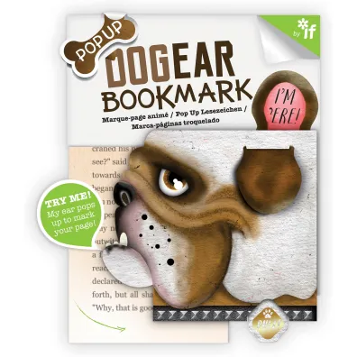 If Dog Ear bookmark Stanley Buldog zak�adka