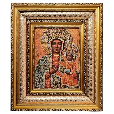 Obraz Haftowany Matka Bo�a Cz�stochowska 38x32cm