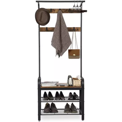 Songmics Wieszak na ubrania z pk na buty LOFT
