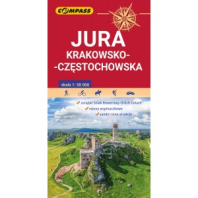 Mapa - Jura Krakowsko-Czstochowska 1:50 000