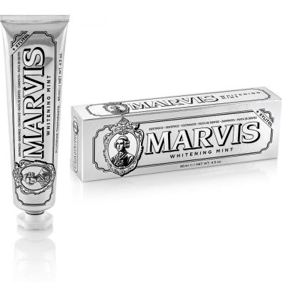 Marvis Fluoride Toothpaste Whitening wybielająca pasta do zębówz fluorem Mint 85 ml