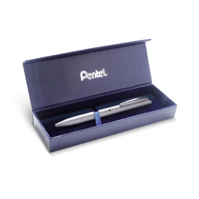 Pentel Eleganckie pi�ro kulkowe EnerGel BL2007-Z srebrne w etui 0.7mm