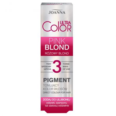 Joanna Pigment tonujący do włosów Różowy Blond Ultra Color 100 ml