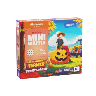 Mini Waffle KLOCKI KONSTR WAFLE MINI 50EL FARMER-KOPARKA PUD