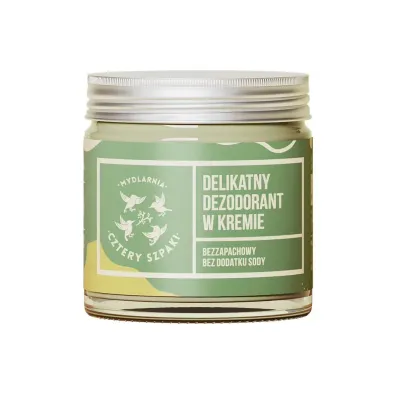 Mydlarnia 4 Szpaki Delikatny dezodorant w kremie bezzapachowy 60 ml
