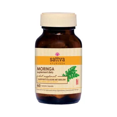 Sattva Moringa ekstrakt (450 mg) Suplement diety 60 kaps.