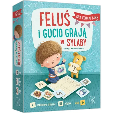 Felu� i Gucio graj� w sylaby Nasza Ksi�garnia